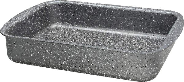 Tognana Teglia Forno Lasagnera Antiaderente Rettangolare in Alluminio 25 x 18 cm colore Grigio - Mythos