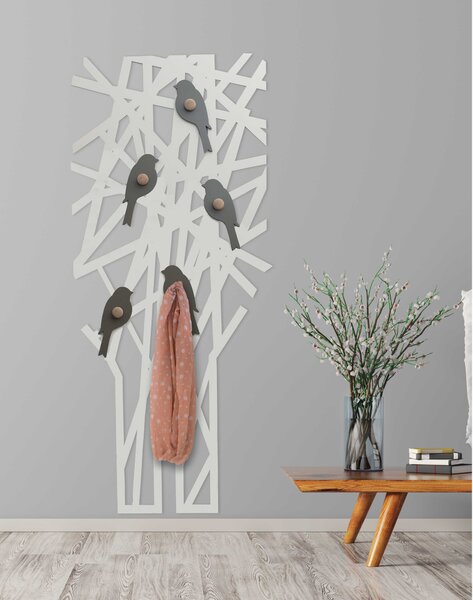 I Dettagli Appendiabiti da parete con struttura in legno dal design moderno - Magritte