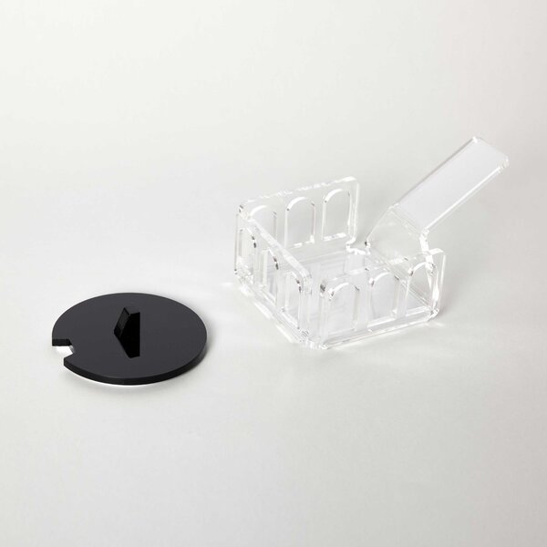 I Dettagli Zuccheriera da tavola con struttura in plexiglass dal design moderno ed elegante - Verona