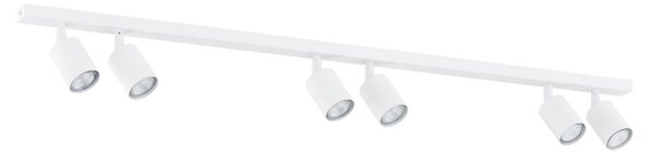 Lampadario da Soffitto FLASH 6 White GU10 Colore Nero