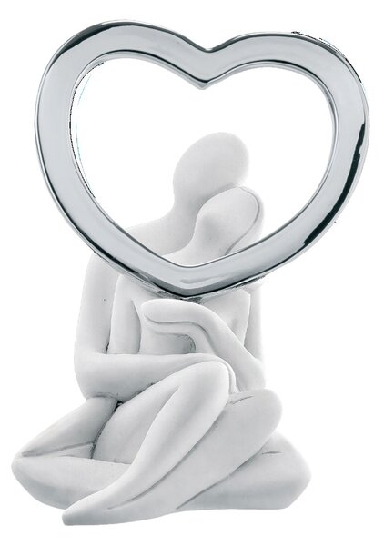 Bongelli Preziosi Statuina con innamorati e cuore Infinity -
