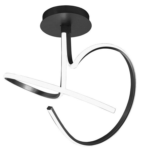 Rossini Curvy CUV002N plafoniera LED nera 39W