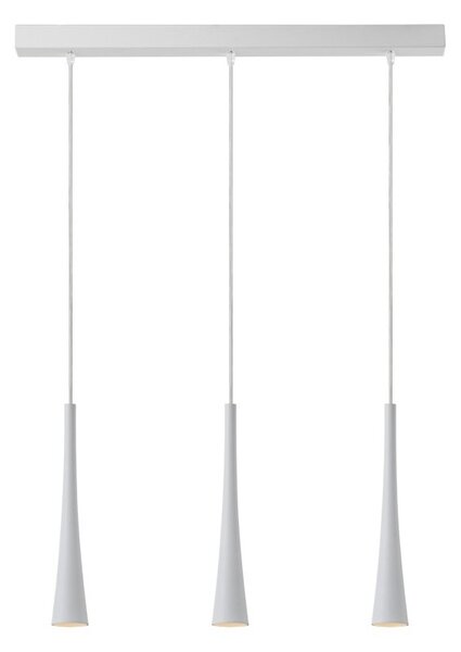 Rossini Corvina Evo COR114 sospensione 3 luci con rosone lineare GU10