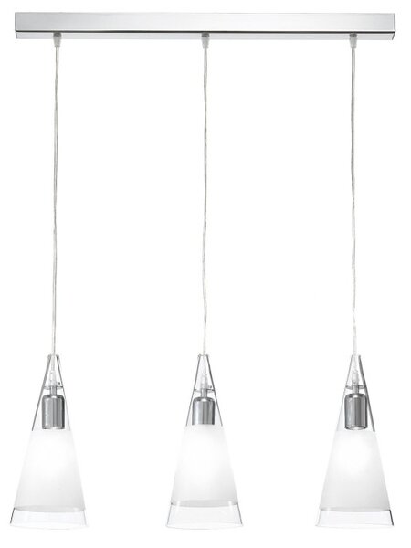 Rossini Renoir BS.10610-3 lampadario cucina moderno in vetro soffiato