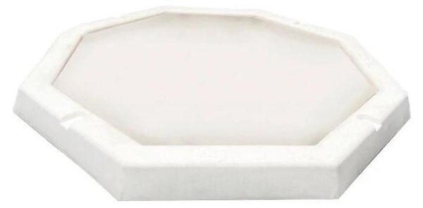 Piatto Doccia Ottagonale da Esterno Giardino 80 cm Arkema Bianco