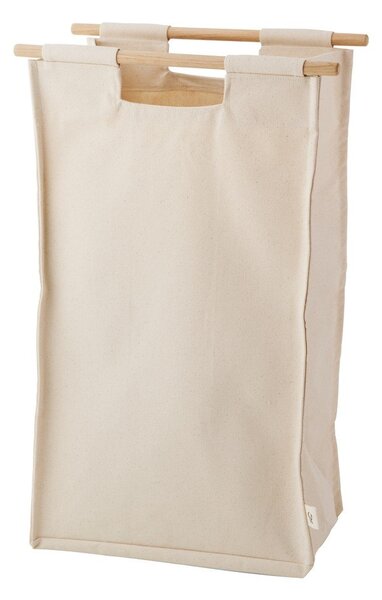 Cesta per il bucato da parete beige in tessuto BagUp – ReCollector