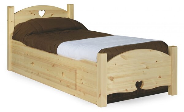 Letto Cuore con cassetto