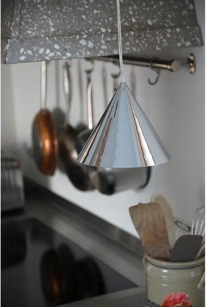 Lampadario argentato in metallo con paralume in metallo ø 19 cm Tip – Markslöjd