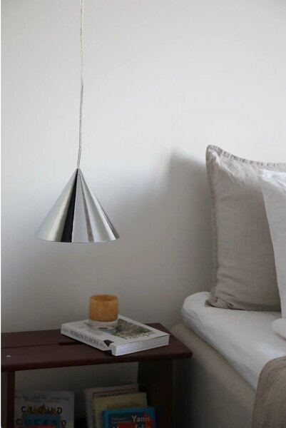 Lampadario argentato in metallo con paralume in metallo ø 19 cm Tip – Markslöjd