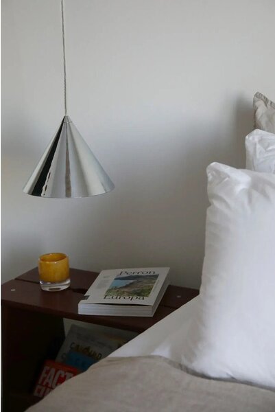 Lampadario argentato in metallo con paralume in metallo ø 19 cm Tip – Markslöjd