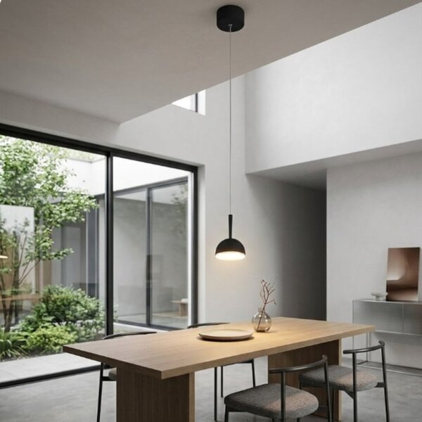 Lampadario moderno promoingross jingle s1 led 8w 3000k alluminio metacrilato - Promoingross