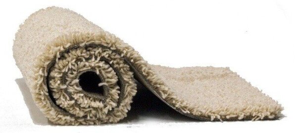 Tappeto beige chiaro , ø 100 cm Aqua Liso - Universal