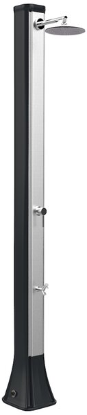 Doccia Solare da Esterno Giardino 30L Miscelatore Arkema Big Happy Five F Grigio Antracite