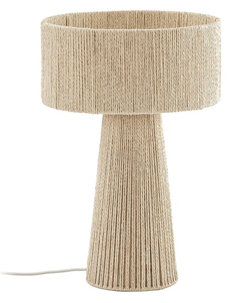 Lampade da tavolo Lindby, Anuva, Beige, Soggiorno, Carta / Cartone, Campagna / rustico