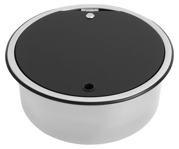 Rubinetto per cucina in acciaio inossidabile, a scomparsa, diametro 34 cm, in acciaio inossidabile, adatto per camper e imbarcazioni