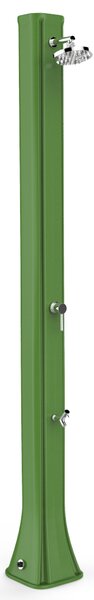 Doccia Solare da Giardino 40L Miscelatore e Lavapiedi Arkema Big Happy Five Verde