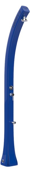 Doccia Solare da Giardino 28L Miscelatore Temporizzato e Lavapiedi Arkema Happy Beach Blu