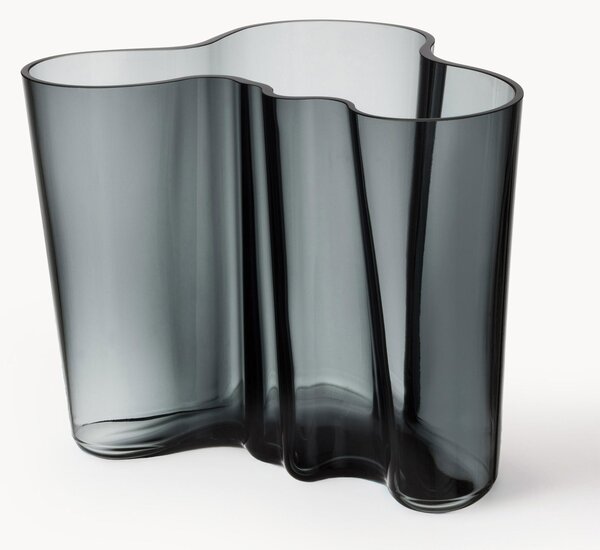 Vaso in vetro soffiato Alvar Aalto, alt. 16 cm