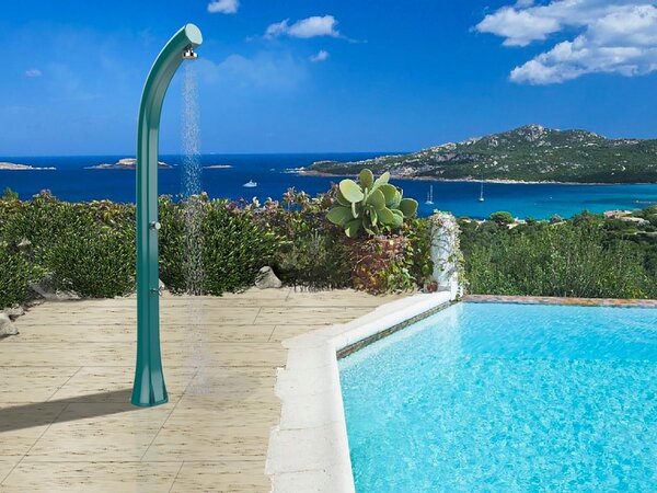 Doccia Solare da Giardino Miscelatore e Lavapiedi Arkema Jolly Plus Top Line Perla Bianca
