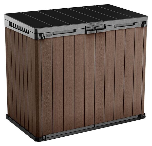 Baule da Esterno Keter Darwin Store-it-Out 140x80x120 cm in Evothech+ Marrone