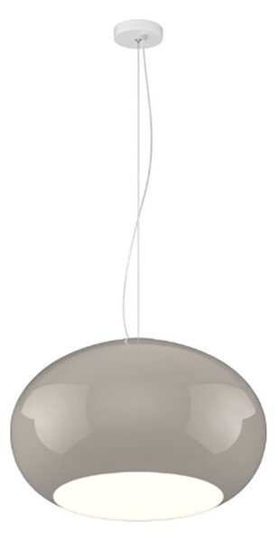 Lampadario vetro soffiato tortora top light casper 1218 s42 to e27 led - Top Light