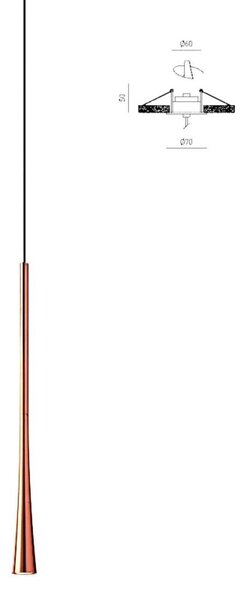 Lampada incasso gea luce dafne sp i fda1pri led rame classica alluminio - Gea Luce