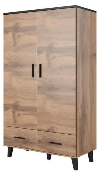 Cama LOTTA SZAFA WOT+B, Rovere Wotans, armadio, 2 ante, Rovere Wotans, ripiano in particelle, opaco