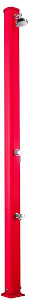 Doccia Solare da Giardino 25L Miscelatore e Lavapiedi Arkema Jolly S Cherry