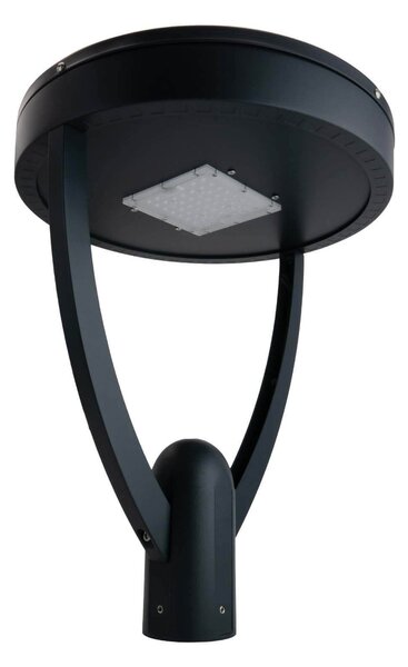 Lampione Stradale 40W 120lm/W Iron Black - Lumileds Colore Bianco Caldo 2.700K