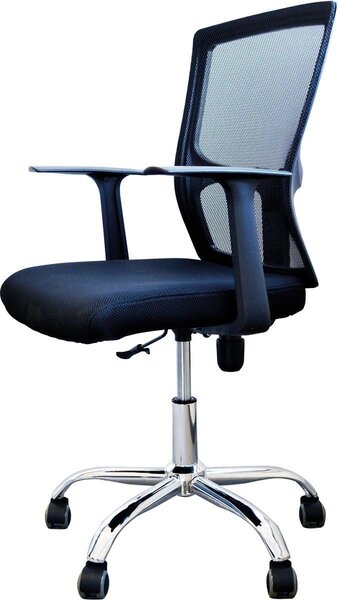 Sedia da ufficio OC200, ergonomica, nera, con rete traspirante – Sedie da ufficio – Regolabile in altezza – Sedia da gaming, dimensioni 49 x 47 x 94 cm