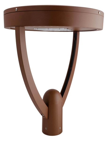 Lampione Stradale 40W 120lm/W Corten - Lumileds Colore Bianco Naturale 4.000K