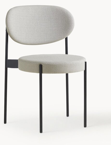 Sedia imbottita in lana Series 430, design Verner Panton
