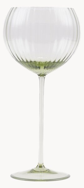 Set di 2 bicchieri da vino rosso in vetro soffiato Lyon