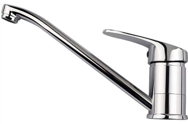 Solidchoice - Rubinetto da cucina in ottone con acqua calda e fredda