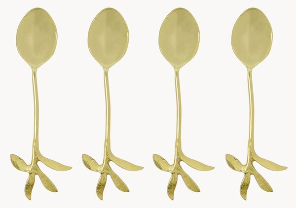 Cucchiaini da tè lucidi Serve 4 pz