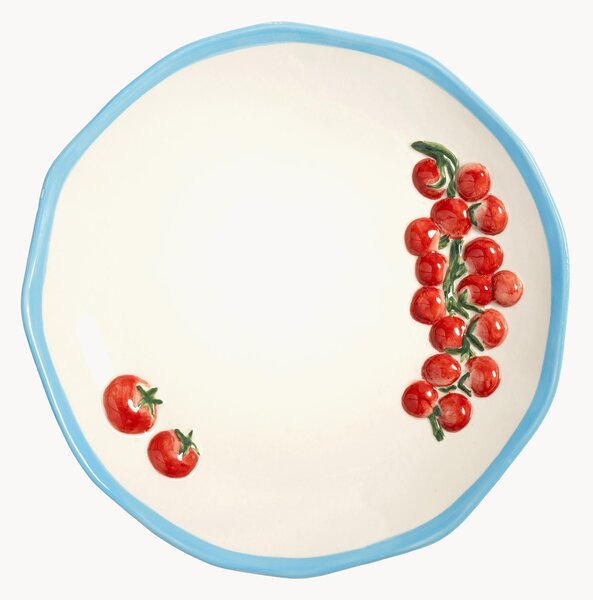 Piatto da portata fatto a mano Pomodoro