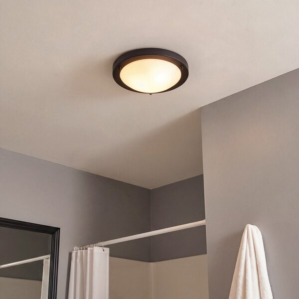 Lampada da parete moderna nera 31 cm IP44 - Yuma