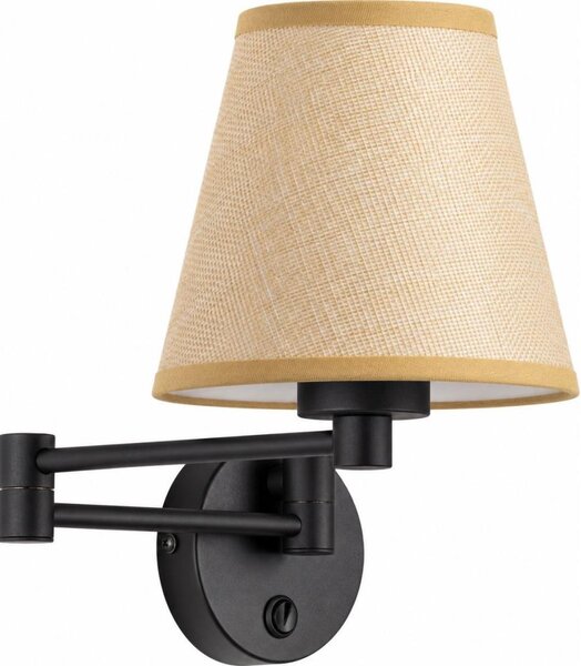 BRILAGI - Lampada da parete NUBILA 1xE27/15W/230V beige/nero