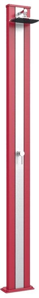 Doccia Solare da Esterno Giardino 30L Miscelatore Arkema Spring S Fascia Inox Cherry