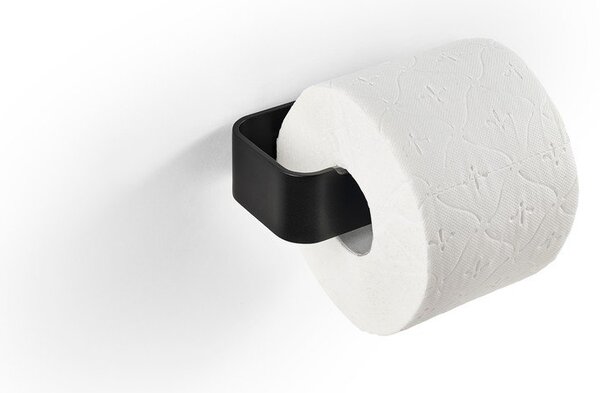 Porta carta igienica da parete nero in metallo Ume – Zone
