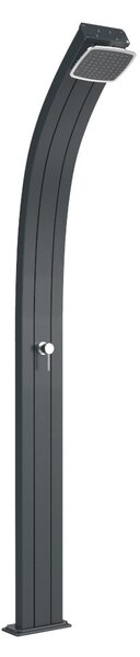Doccia Solare da Esterno Giardino 25L Miscelatore Arkema Spring Grigio Antracite