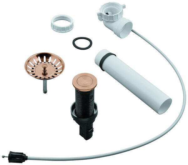 Grohe scarico a scomparsa 40986 Push eccentrico f. lavelli warm sunset geb