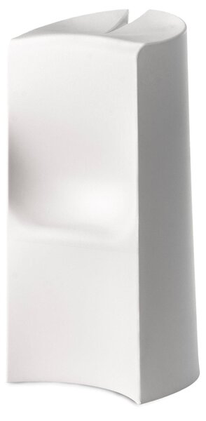 Sgabello Alto da Giardino 40x82 cm in Resina Arkema Kalispera Bianco