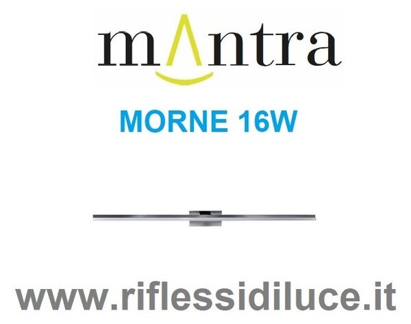 Mantra Morne applique cromato 60 cm led 16w 4000K