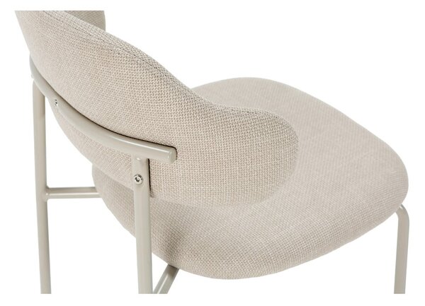 Sedie da pranzo in set color crema 4 pz Adriel – Marckeric