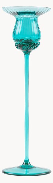 Portacandele in vetro soffiato Tulipán, alt. 30 cm