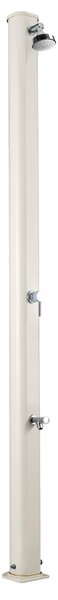 Doccia Solare da Giardino 25L Miscelatore e Lavapiedi Arkema Jolly S Bianco Crema