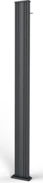 Doccia Solare da Esterno Giardino 30L Miscelatore Arkema Spring S Grigio Antracite