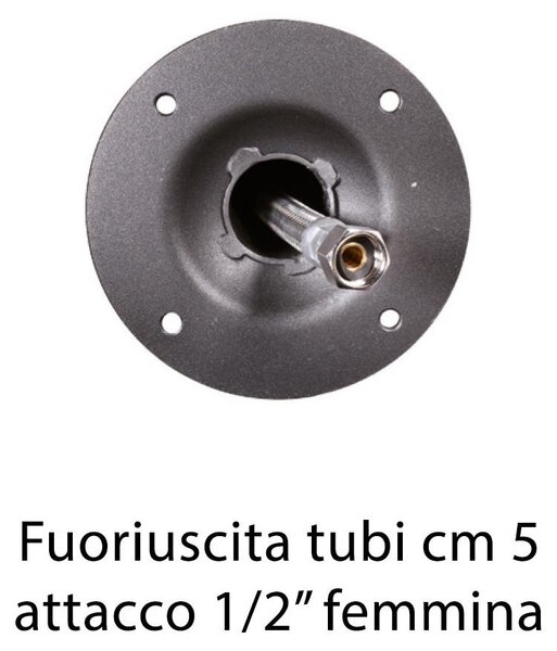 Doccia da Giardino con Rubinetto Belfer 42D1 Acciaio Inox