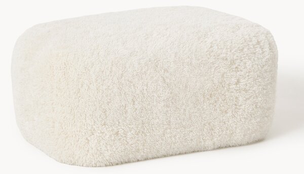 Pouf grande in teddy Wolke